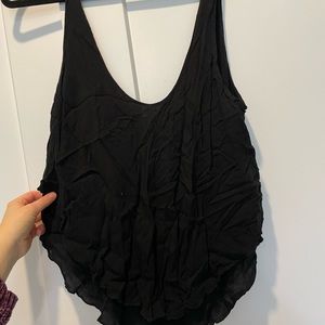 Black free people tank top